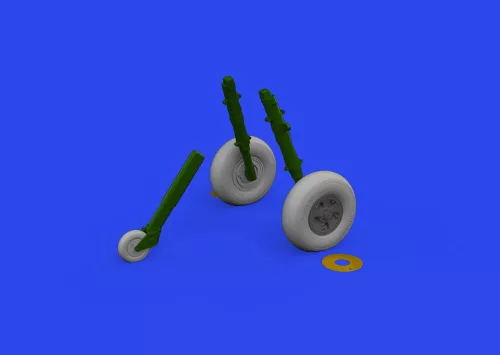 Eduard Accessories Spitfire Mk.IX wheels 5spoke 1/24 AIRFIX - kerékkészlet