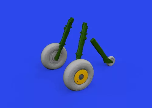 Eduard Accessories Spitfire Mk.IX wheels 5spoke 1/24 AIRFIX - kerékkészlet