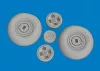Eduard Accessories Spitfire Mk.VIII wheels 4spoke  AIRFIX - kerékkészlet