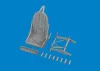 Eduard Accessories Spitfire Mk.VIII/Mk.IX seat PRINT  AIRFIX - 3D nyomtatott ülés