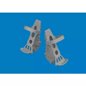   Eduard Accessories Bf 109G-5/6 rudder pedals PRINT for Airfix - oldalkormány-pedálok