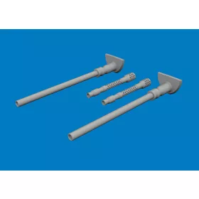   Eduard Accessories Bf 109G-5/6 gun barrels PRINT for Airfix - 3D nyomtatott fegyvercsövek