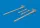 Eduard Accessories Bf 109G-5/6 gun barrels PRINT for Airfix - 3D nyomtatott fegyvercsövek
