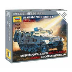   Zvezda Sd.Kfz.251/1 Ausf.B Stuka zu Fuss makett  1:100 (6243Z)