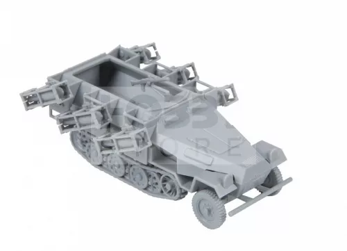 Zvezda Sd.Kfz.251/1 Ausf.B Stuka zu Fuss makett  1:100 (6243Z)