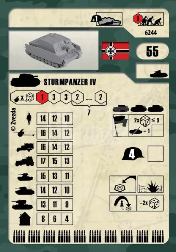 Zvezda Sturmpanzer IV Brummb˝r makett 1:100 (6244Z)