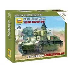 Zvezda T-28 Soviet Tank makett 1:100 (6247Z)