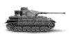 Zvezda Panzer IV Ausf. F2 makett 1:100 (6251Z)