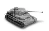 Zvezda Panzer IV Ausf. F2 makett 1:100 (6251Z)