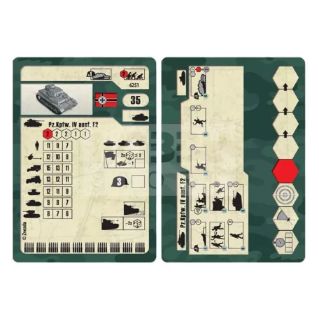 Zvezda Panzer IV Ausf. F2 makett 1:100 (6251Z)