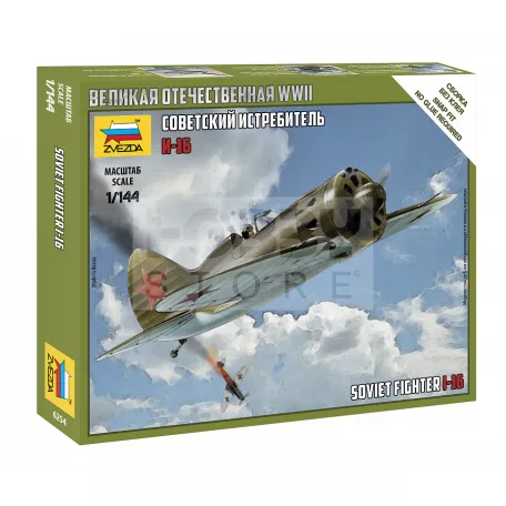 Zvezda I-16 Soviet Fighter makett 1:144 (6254Z)