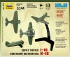 Zvezda I-16 Soviet Fighter makett 1:144 (6254Z)