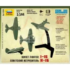 Zvezda I-16 Soviet Fighter makett 1:144 (6254Z)