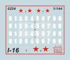 Zvezda I-16 Soviet Fighter makett 1:144 (6254Z)