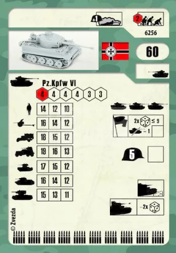 Zvezda Tiger I makett 1:100 (6256Z)