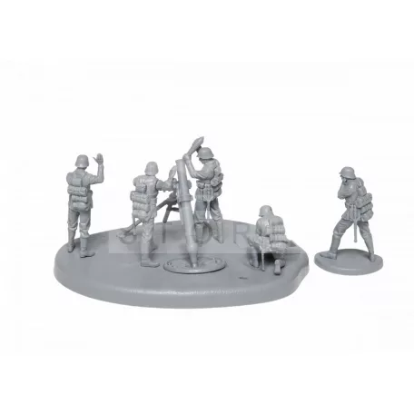 Zvezda - German 120mm Mortar w/Crew makett 1:72 (6268Z)