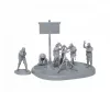 Zvezda - German 120mm Mortar w/Crew makett 1:72 (6268Z)