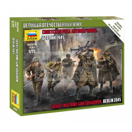 Zvezda Soviet Machine Gun Sqad makett 1:72 (6269Z)