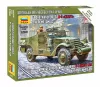 Zvezda Soviet M-3 Scout Car with Machine Gun makett 1:100 (6273Z)