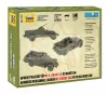 Zvezda Soviet M-3 Scout Car with Machine Gun makett 1:100 (6273Z)