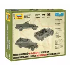 Zvezda Soviet M-3 Scout Car with Machine Gun makett 1:100 (6273Z)
