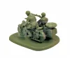 Zvezda Soviet M-72 Sidecar Motorcycle w/Crew makett 1:72 (6277Z)