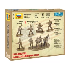 Zvezda US Marines WWII makett 1:72 (6279Z)