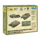 Zvezda Soviet Self Propelled Gun SU-122 makett 1:100 (6281Z)