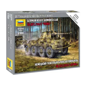 Zvezda Sd.Kfz.234 Puma makett 1:100 (6285Z)
