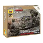 Zvezda US machine gun Browning w/crew makett 1:72 (6286Z)
