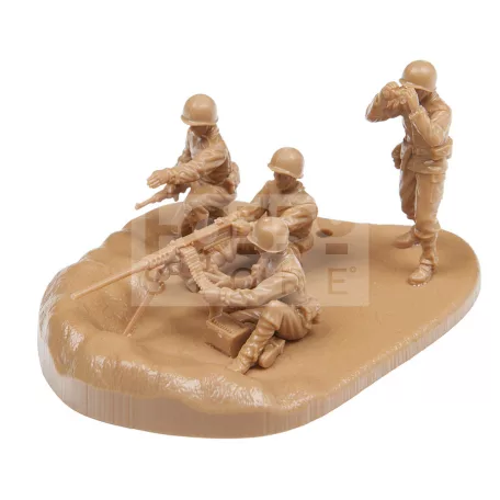 Zvezda US machine gun Browning w/crew makett 1:72 (6286Z)