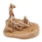 Zvezda US machine gun Browning w/crew makett 1:72 (6286Z)