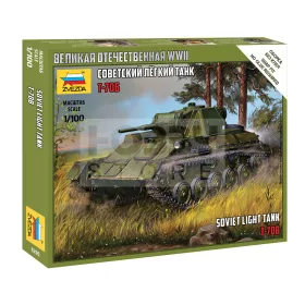 Zvezda T-70B Soviet Tank makett 1:100 (6290Z)