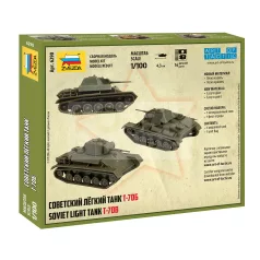 Zvezda T-70B Soviet Tank makett 1:100 (6290Z)