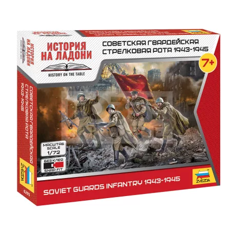 Zvezda Soviet Guards Infantry makett 1:72 (6293Z)