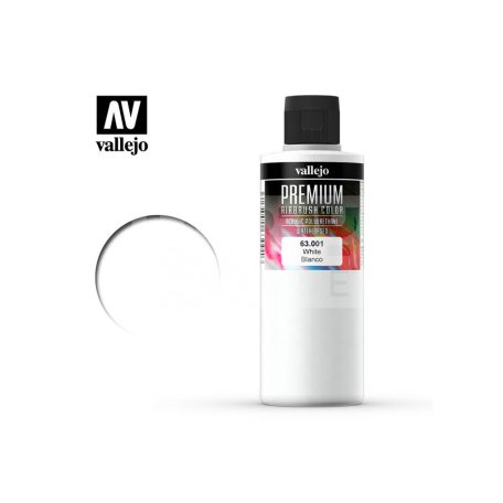 Vallejo Premium RC Colors White akrilffesték (200 ml) 63001