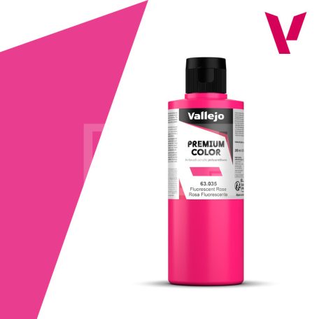 Vallejo Premium RC Colors Fluorescent Rose akrilffesték (200 ml) 63035V