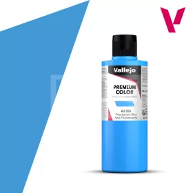   Vallejo Premium RC Colors Fluorescent Blue akrilffesték (200 ml) 63038V