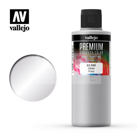 Vallejo Premium RC Colors Silver akrilffesték (200 ml) 63048