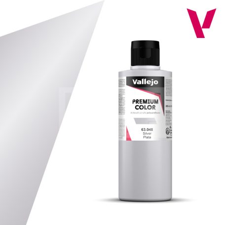 Vallejo Premium RC Colors Silver akrilffesték (200 ml) 63048