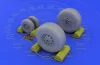 Eduard Accessories F-4J/S wheels for Tamiya - kerékkészlet