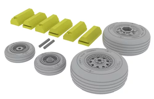 Eduard Accessories F-4J/S wheels for Tamiya - kerékkészlet