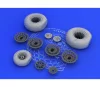 Eduard Accessories B-25H/J wheels for HK Models - kerékkészlet