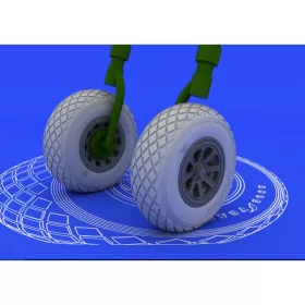 Eduard Accessories P-51 wheels for Tamiya - kerékkészlet