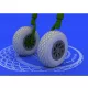 Eduard Accessories P-51 wheels for Tamiya - kerékkészlet