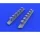 Eduard Accessories Bf 109G-6 exhaust stacks for Revell - kipufogócsonkok