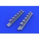 Eduard Accessories Bf 109G-6 exhaust stacks for Revell - kipufogócsonkok