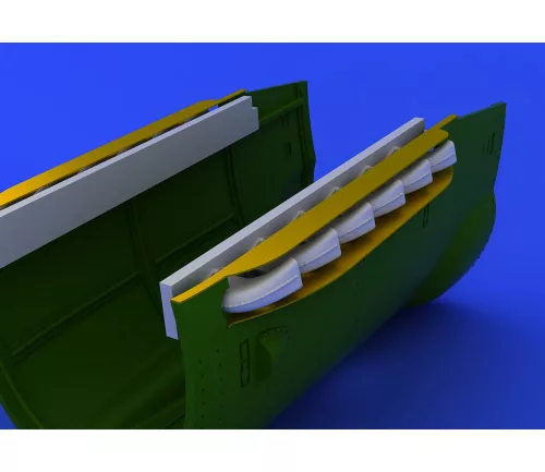 Eduard Accessories Bf 109G-6 exhaust stacks for Revell - kipufogócsonkok