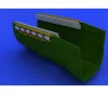 Eduard Accessories Bf 109G-6 exhaust stacks for Revell - kipufogócsonkok