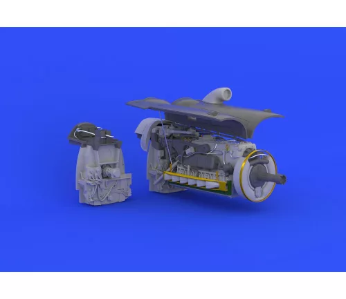 Eduard Accessories Bf 109G-6 engine for Revell - motorkészlet